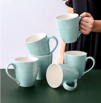 Ceramic Mugs for Coffee Tea and Cocoa